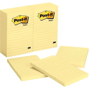 Post-it® Notes Original Lined Notepads - Each