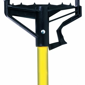 Load 'N Lock Fiberglass Wet Mop Handle with Plastic Head, 1'' Diameter x 60'' Length - Each