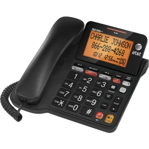 AT&T Corded Phone with 25 min Digital Answering Machine - Each