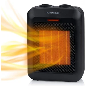 Portable Electric Space Heater 1500W/750W (Black)
