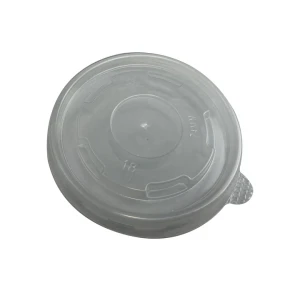 Vented Clear PP Lid for 4oz White Paper Food Container 1000/Case