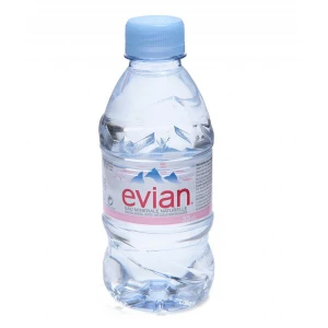 Evian Natural Spring Water 330ML - 24 pack