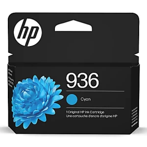 HP 936 Cyan Original Ink Cartridge, 4S6U9LN