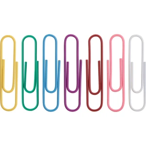 Business Source Vinyl-coated Gem Paper Clips - Jumbo Size 250/pack