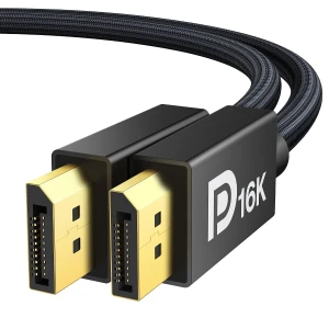 16K Displayport Cable 2.1 [VESA Certified], DP 2.1 Cable - 6.6Ft
