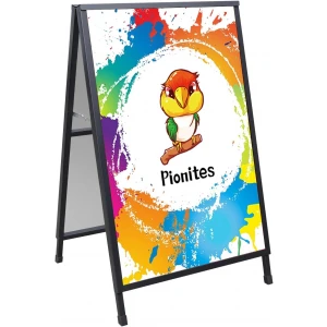 Sidewalk Street Sandwhich Sign 24 x 36" Frame with Corrugated Plastic Sheets insert - Each