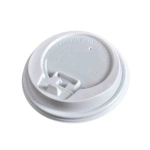 Hot Beverage White Dome Lids with Sip Cover - 8-20 oz. - 1000/Case