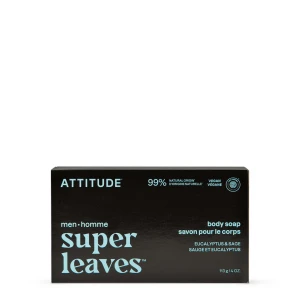 Attitude Men's Body Soap Super Leaves Eucalyptus & Sage