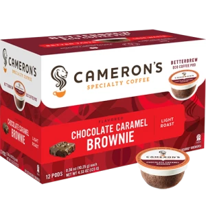 Cameron's Chocolate Caramel Brownie Single Serve Coffee (12Pack)