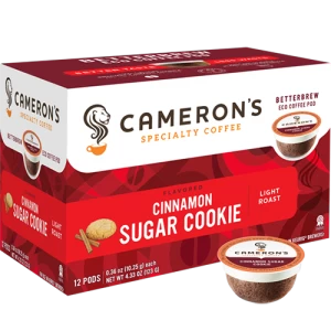 Cameron's Cinnamon Sugar Cookie Single Serve Coffee (12Pack)