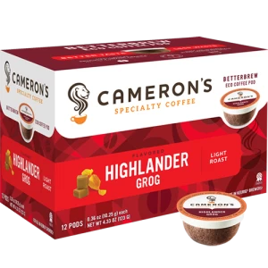 Cameron's Highlander Grog Single Serve Coffee (12Pack)