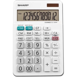 Sharp EL-334WB 12-Digit Business Calculator
