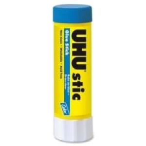 UHU Color Glue Stic, Blue, 40g - 40 g - 1 Each - Blue