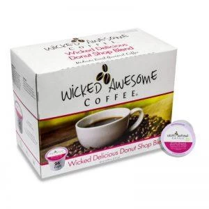 Wicked Awesome Coffee Wicked Delicious Donut Shop Single Serve Coffee Cups (24 Pack)