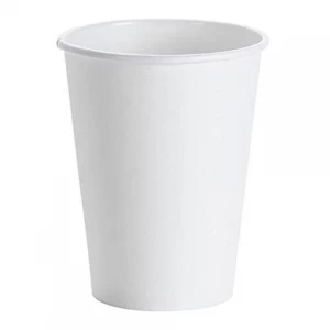 Hot Beverage White Single Wall Paper Cups - 12 oz. - 50 Cups