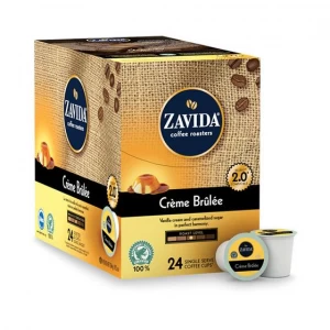 Zavida® Creme Brulee Single Serve Coffee Cups (24 Pack)