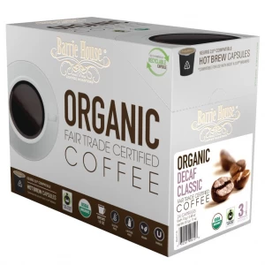 Barrie House Fair Trade Organic Decaf Classic Single Serve Coffee Cups (24 Pack)