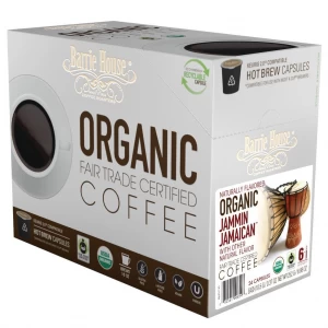 Barrie House Fair Trade Organic Jammin Jamaican Single Serve Coffee Cups (24 Pack)