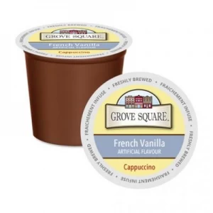 Grove Square Cappuccino French Vanilla Single Serve Coffee (24Pack)